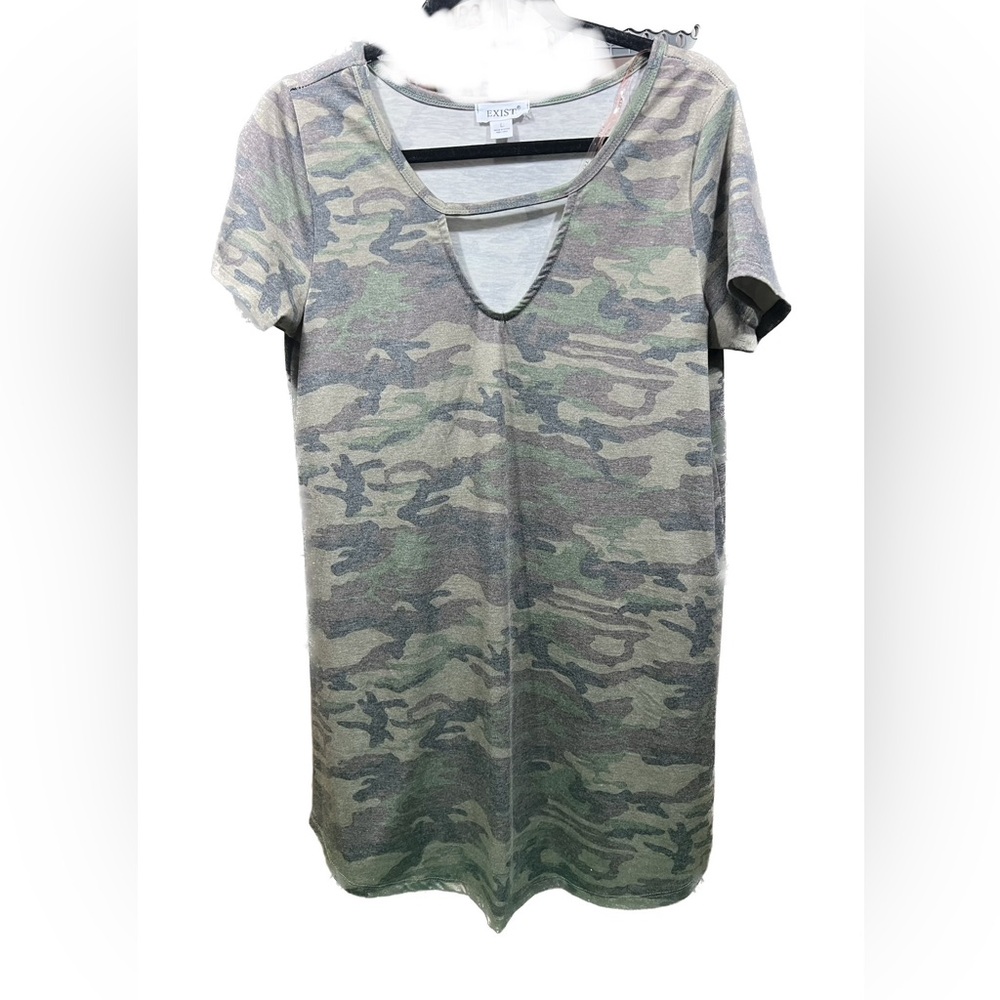 Exist camouflage print tunic